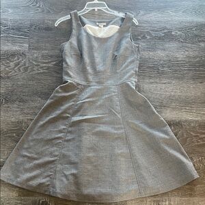 H&M Gray Sleeveless Work Dress